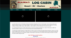 Desktop Screenshot of logcabinresortandrvpark.com